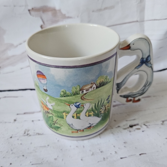 Vintage Farm Ducks Made in Japan Coffee Tea Mug - Picture 2 of 8